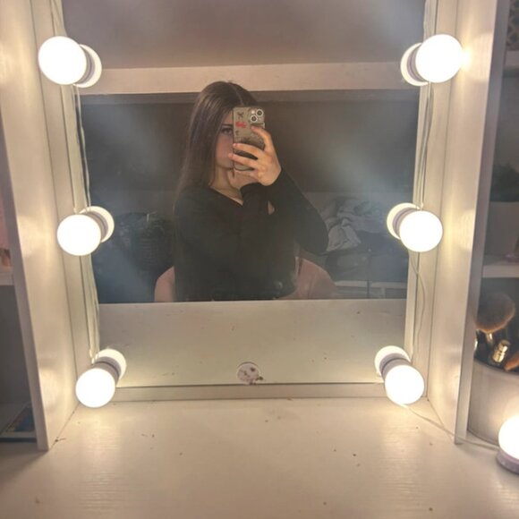 Primark Black long sleeved crop top - Picture 2 of 4